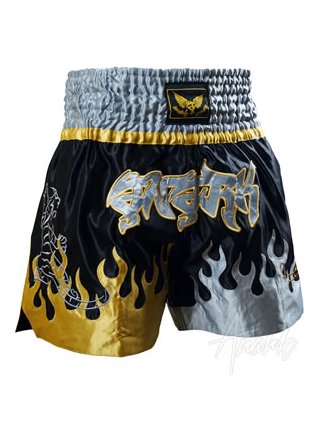 Satin Muay Thai Shorts (Thai Tiger)